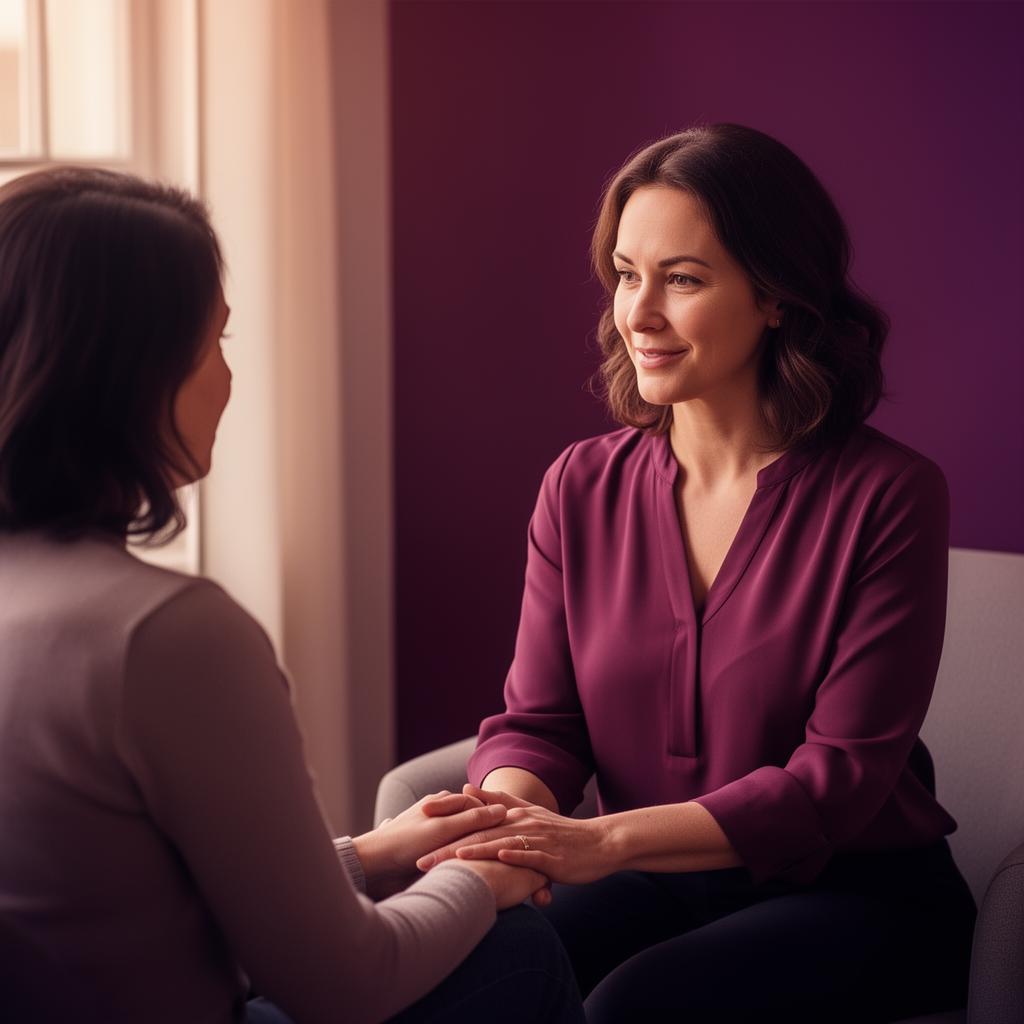 A PozConnect counsellor offering compassionate, confidential support